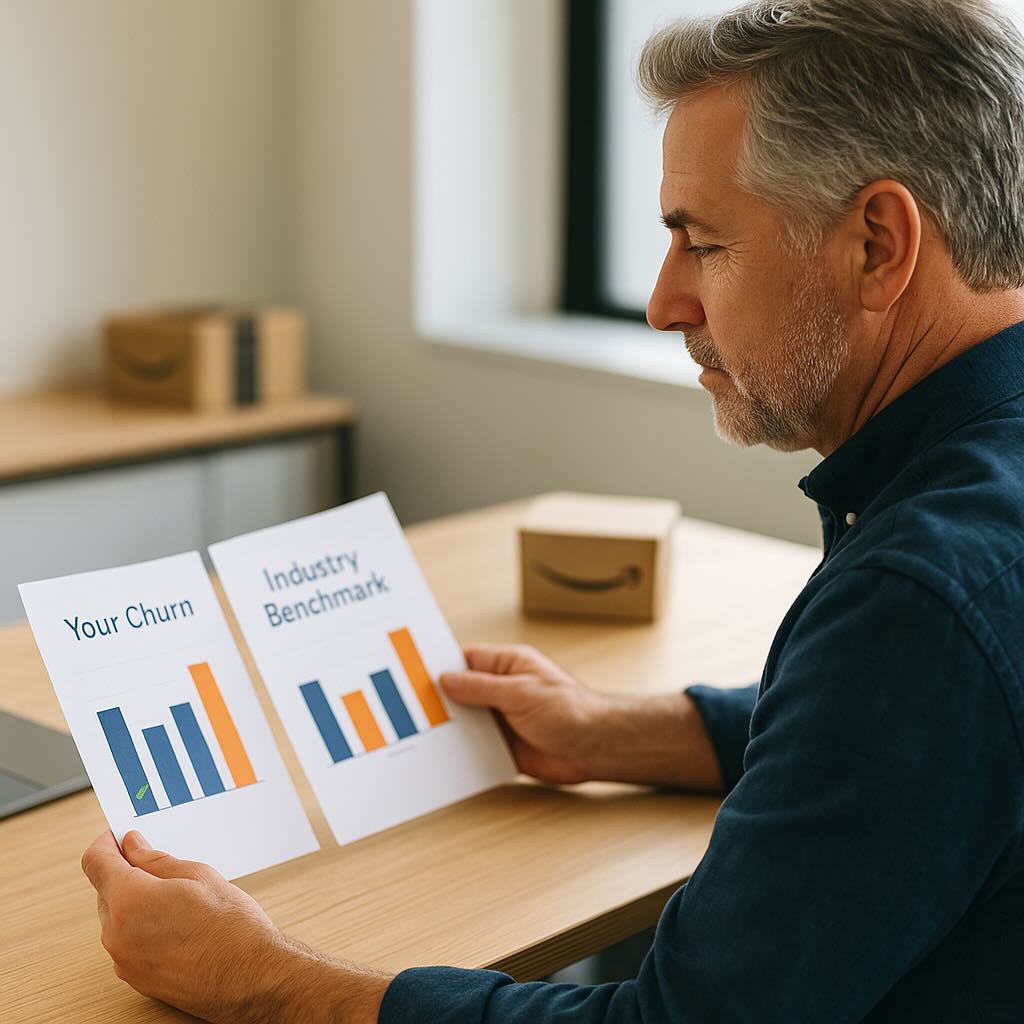Visual representation of strategies to reduce Amazon customer churn